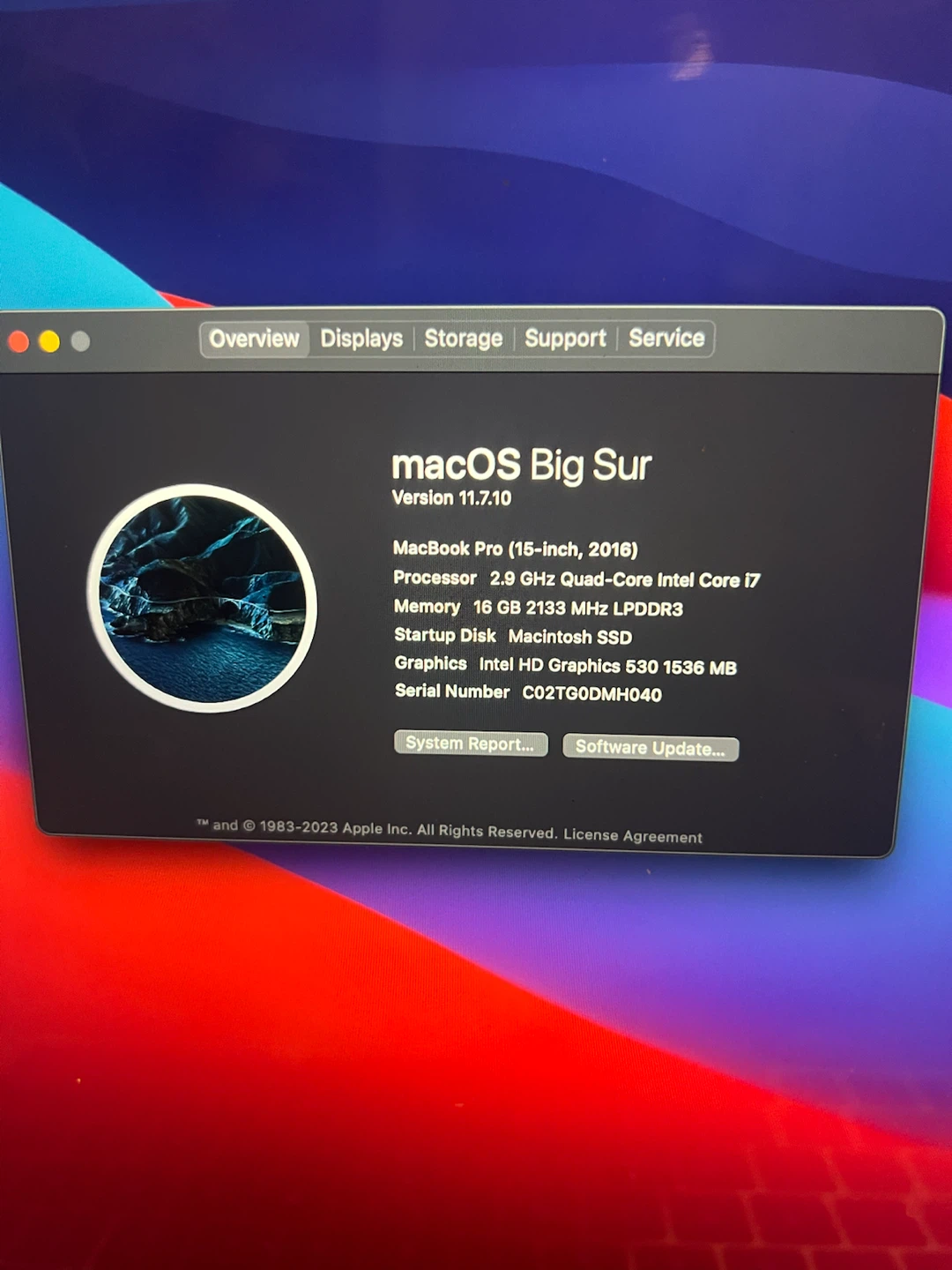 Apple MacBook Pro 15-Inch (2016) - photo 3