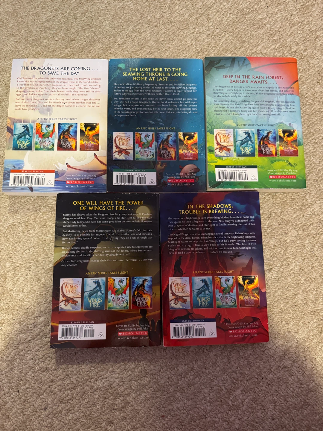 Wings of Fire Book Series by Tui T. Sutherland - photo 2