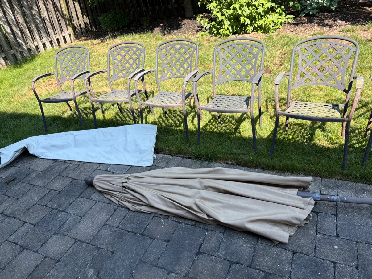Patio Umbrella with Cover - photo 2