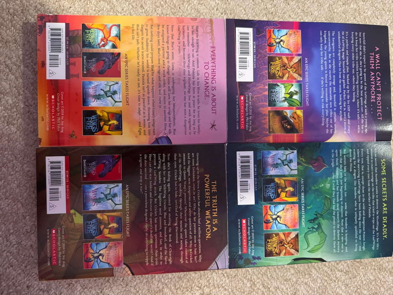 Wings of Fire Book Series by Tui T. Sutherland - photo 2