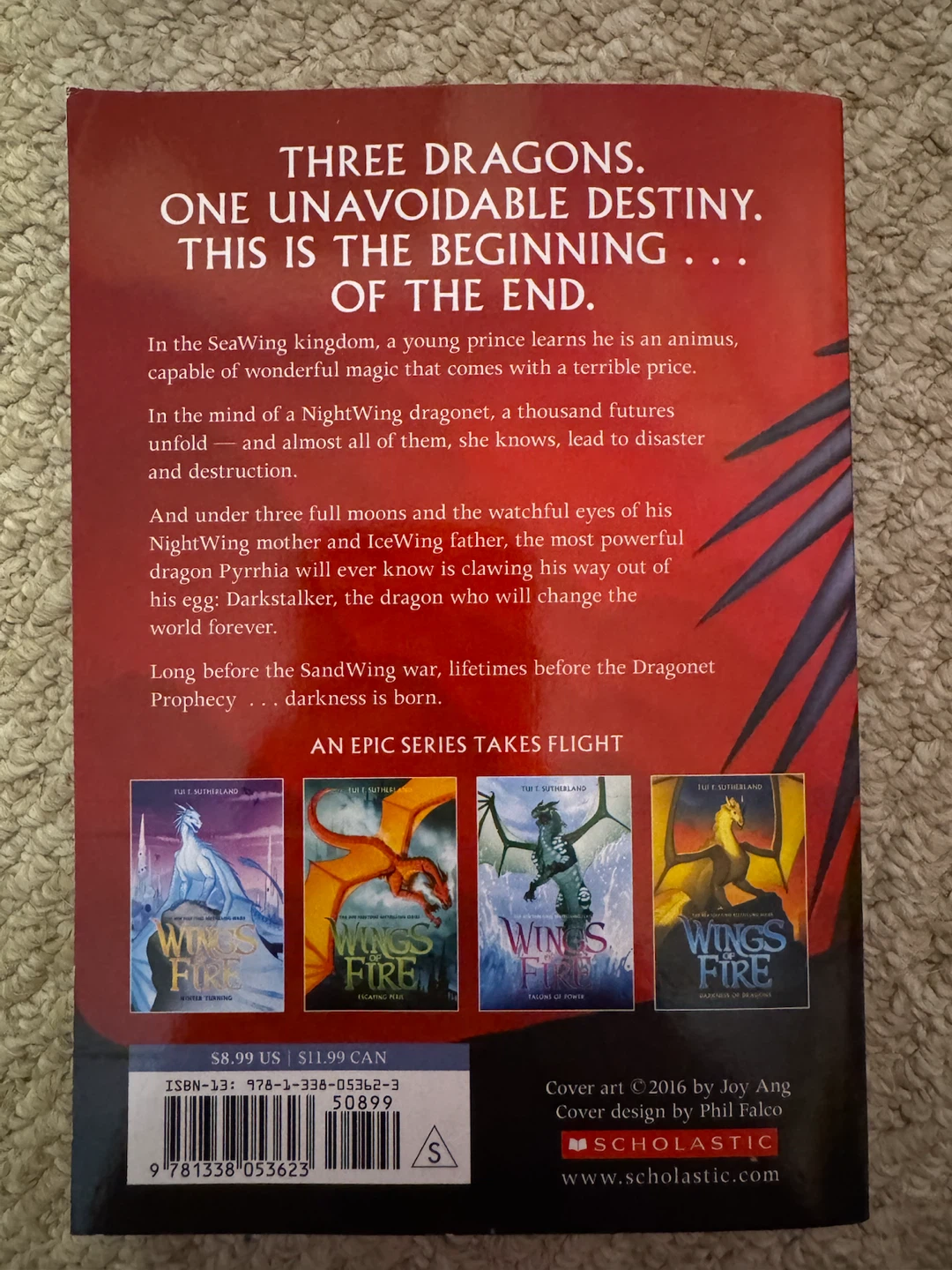 Wings of Fire Legends: Darkstalker Book - photo 2
