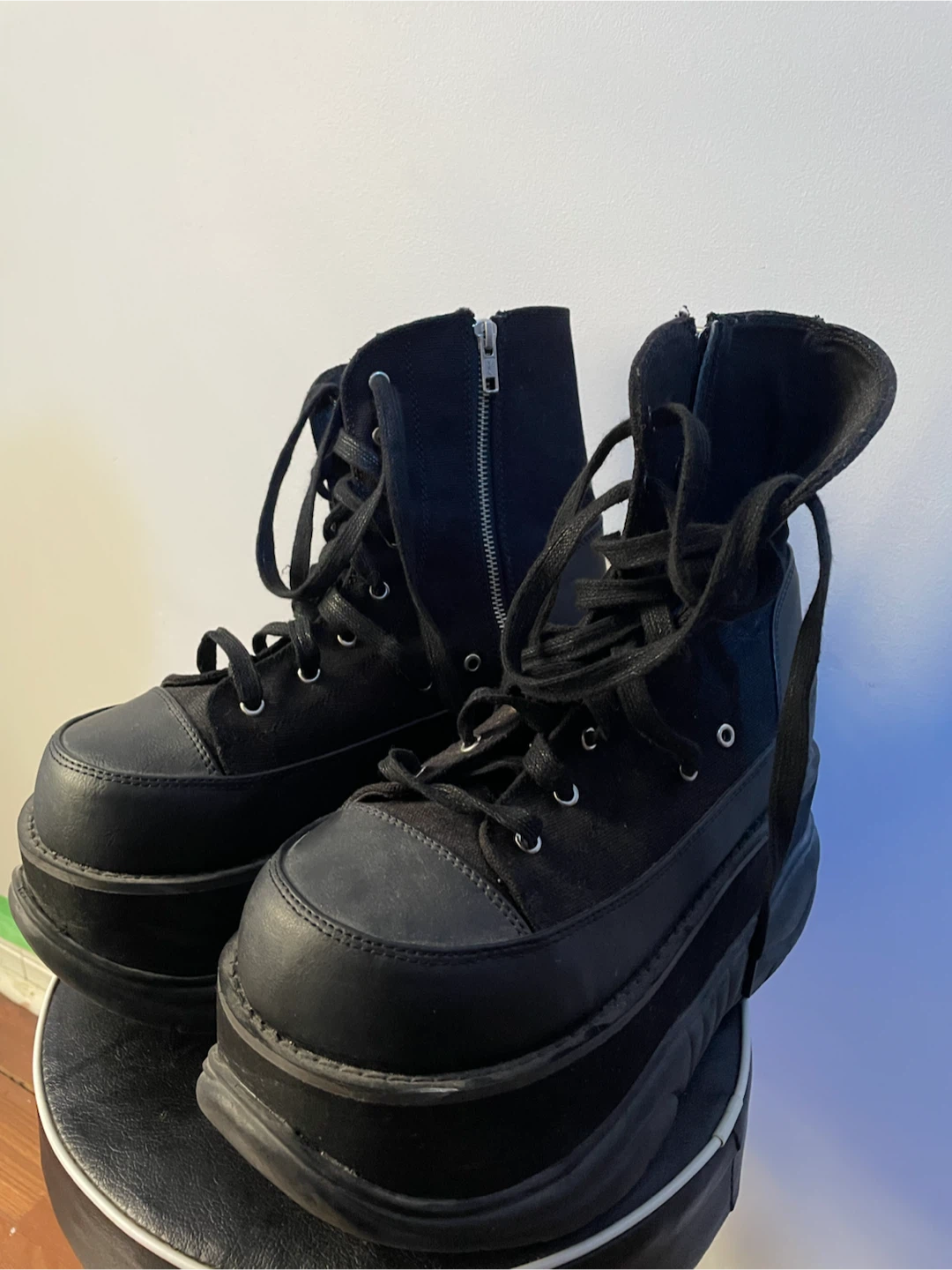 Black Platform Boots