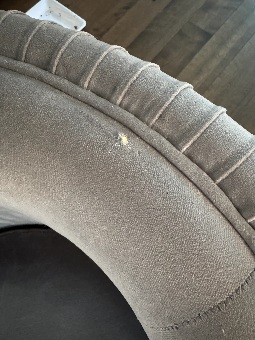 Grey Velvet Barrel Chair - photo 5
