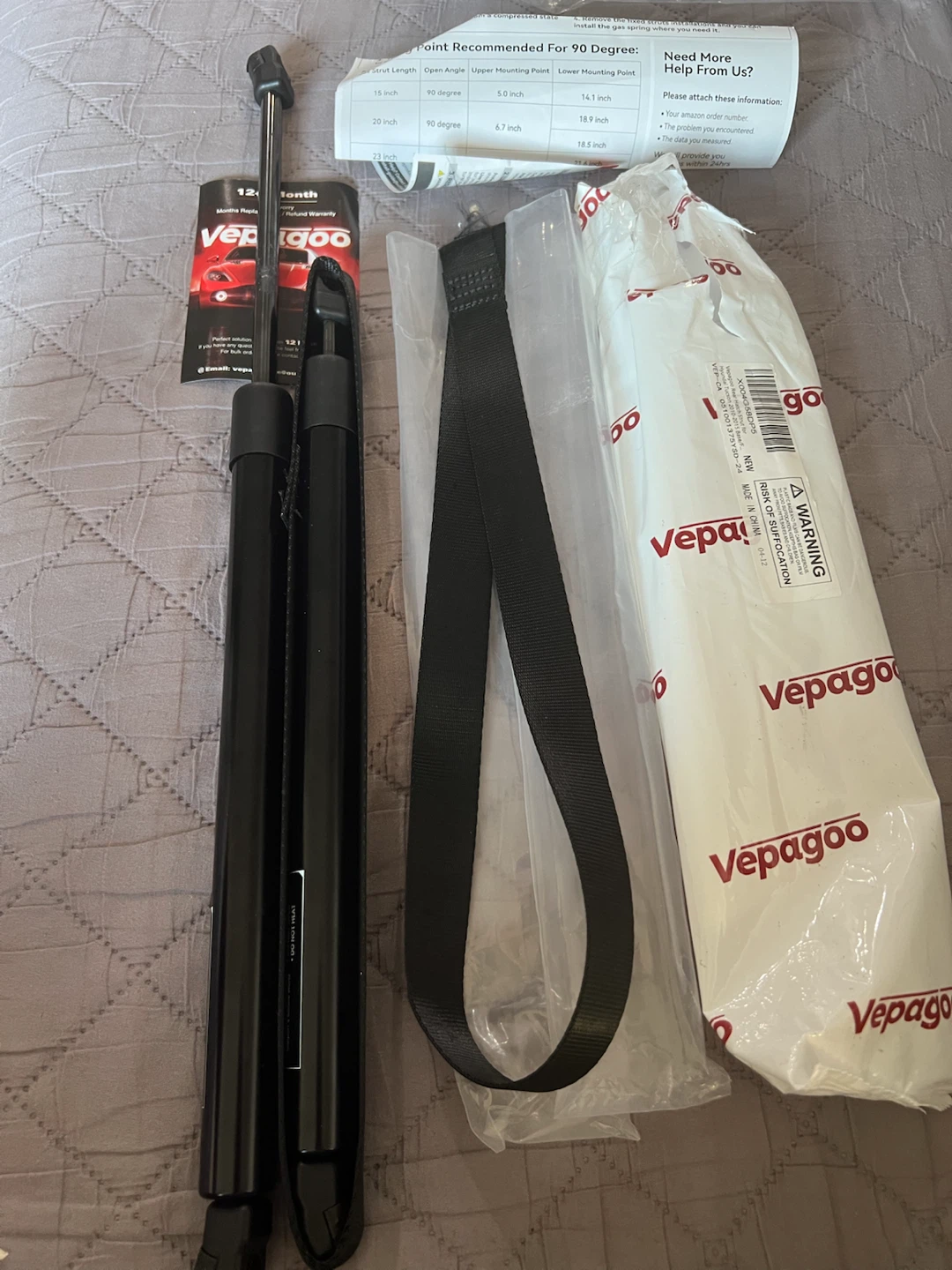 Vepagoo Rear Hatch Struts for Hyundai Tucson (2010-2015) - photo 5