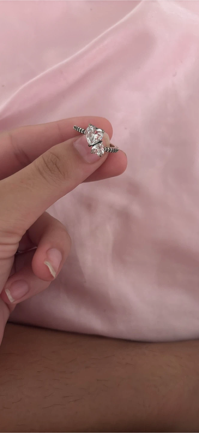 Pandora Sparkling Heart Ring - photo 2