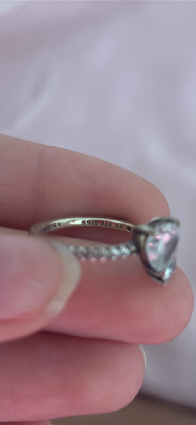 Pandora Sparkling Heart Ring - photo 3