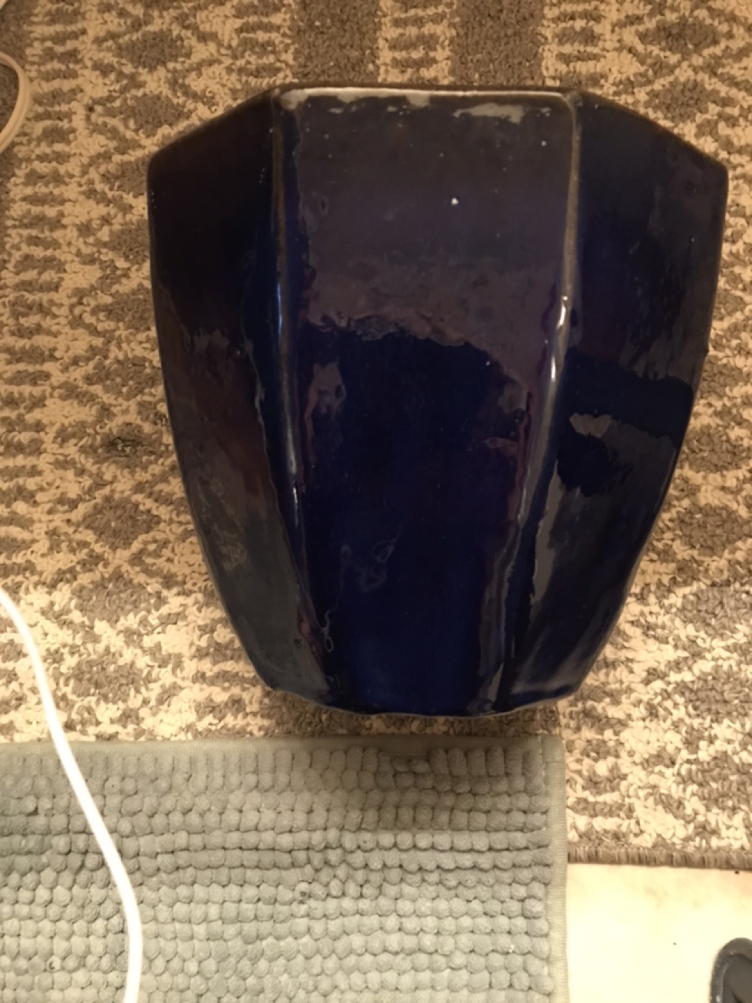 Blue Ceramic Planter Pot