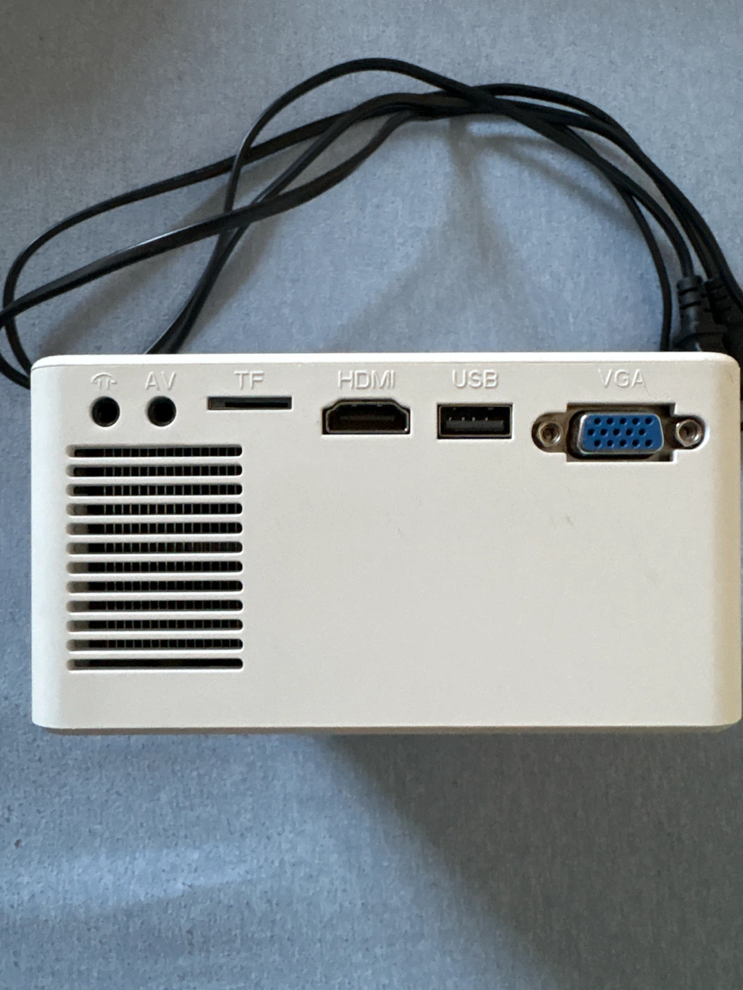 White Mini Portable Projector - photo 3