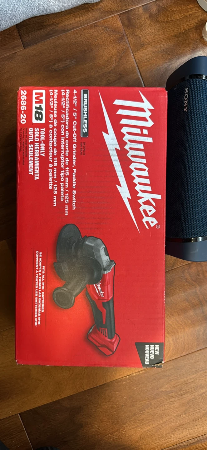 Milwaukee Grinder with 5 years warranty