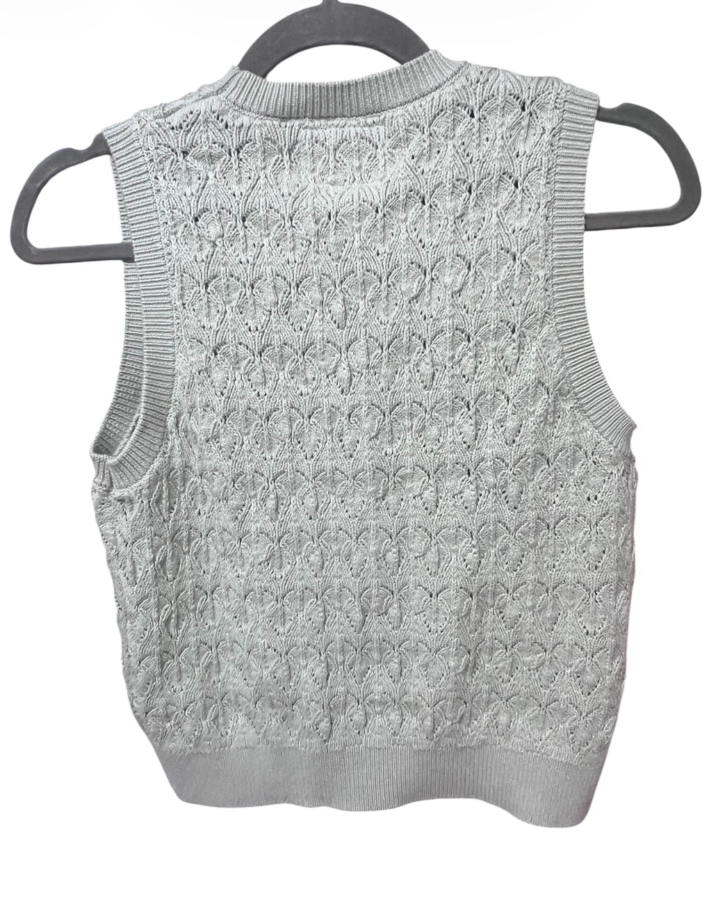 ZARA Knit Sweater Vest – Pastel Green | Size 13–14Y| Like New - photo 5
