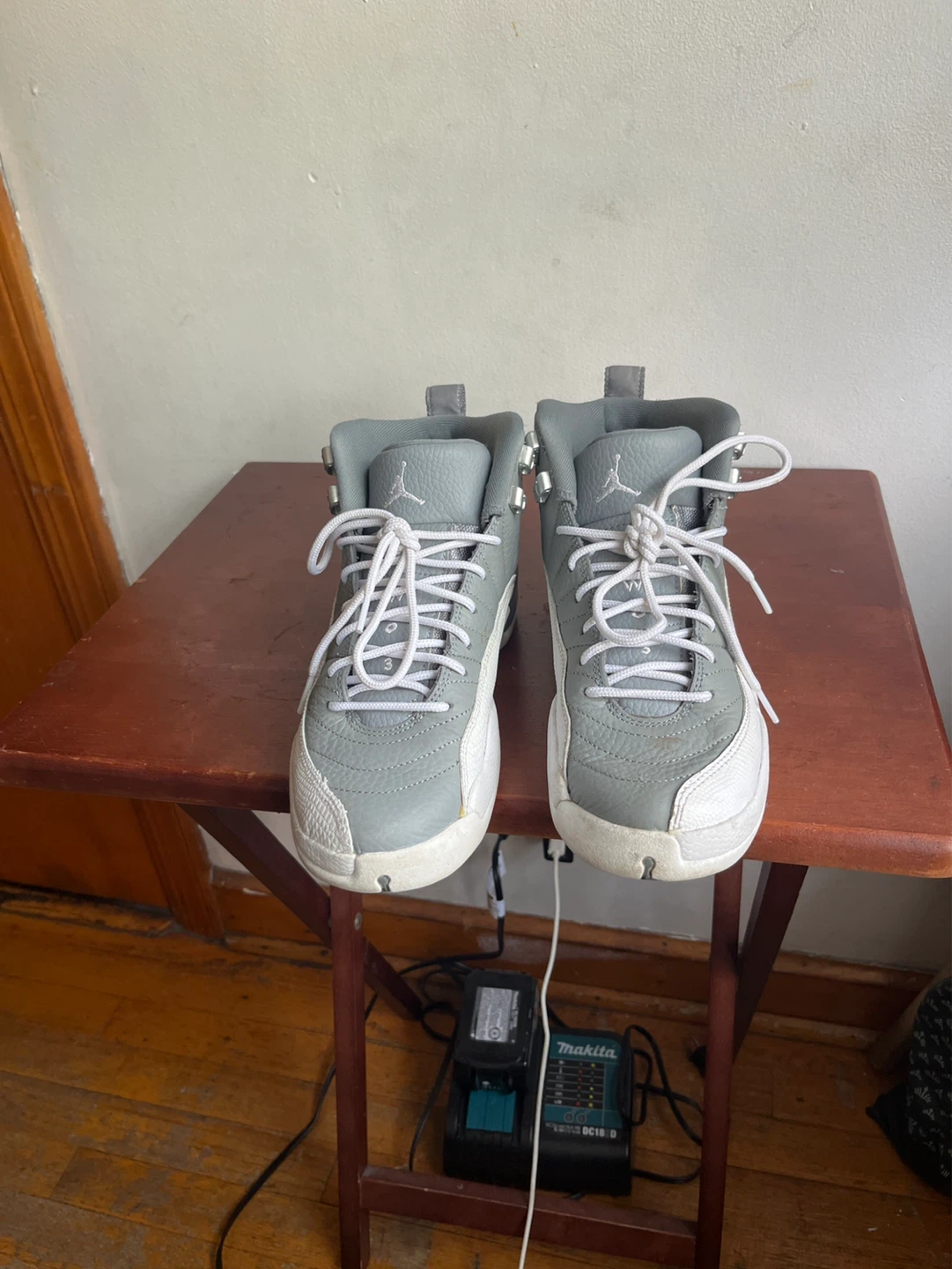Air Jordan 12 Retro Grey White - photo 3