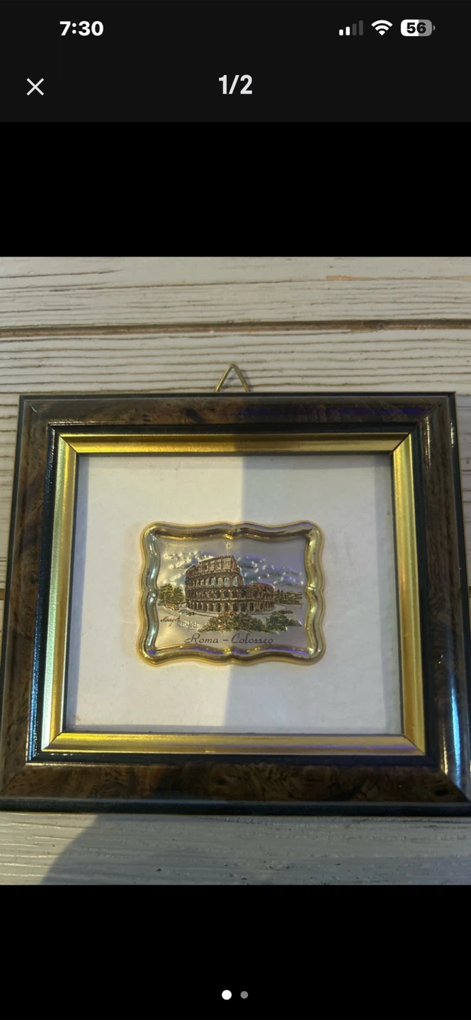 Framed Colosseum Miniature Art Print