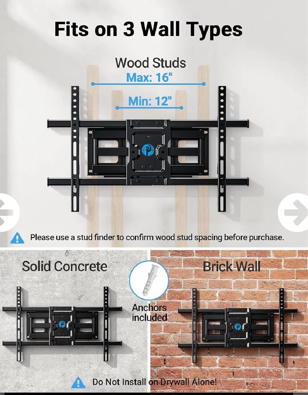 TV Wall Mount for 37"-84" TVs - photo 4