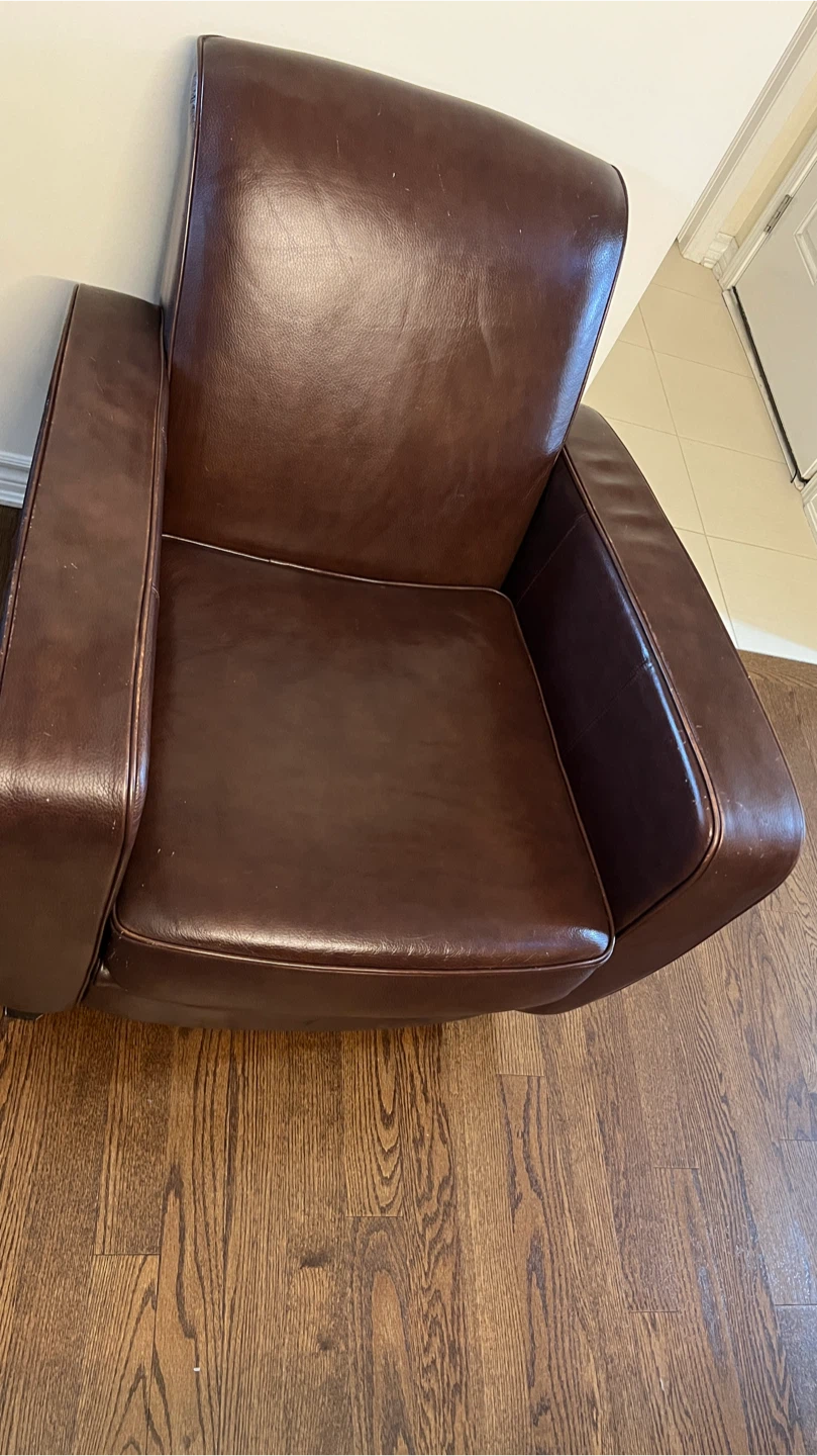 Brown Leather Armchair - photo 3