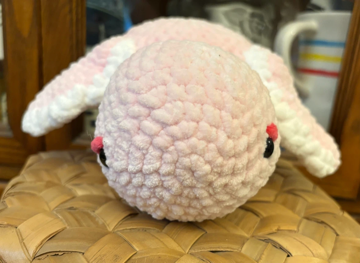 ✨✨Handmade Pink Crochet Turtle Plush - photo 3