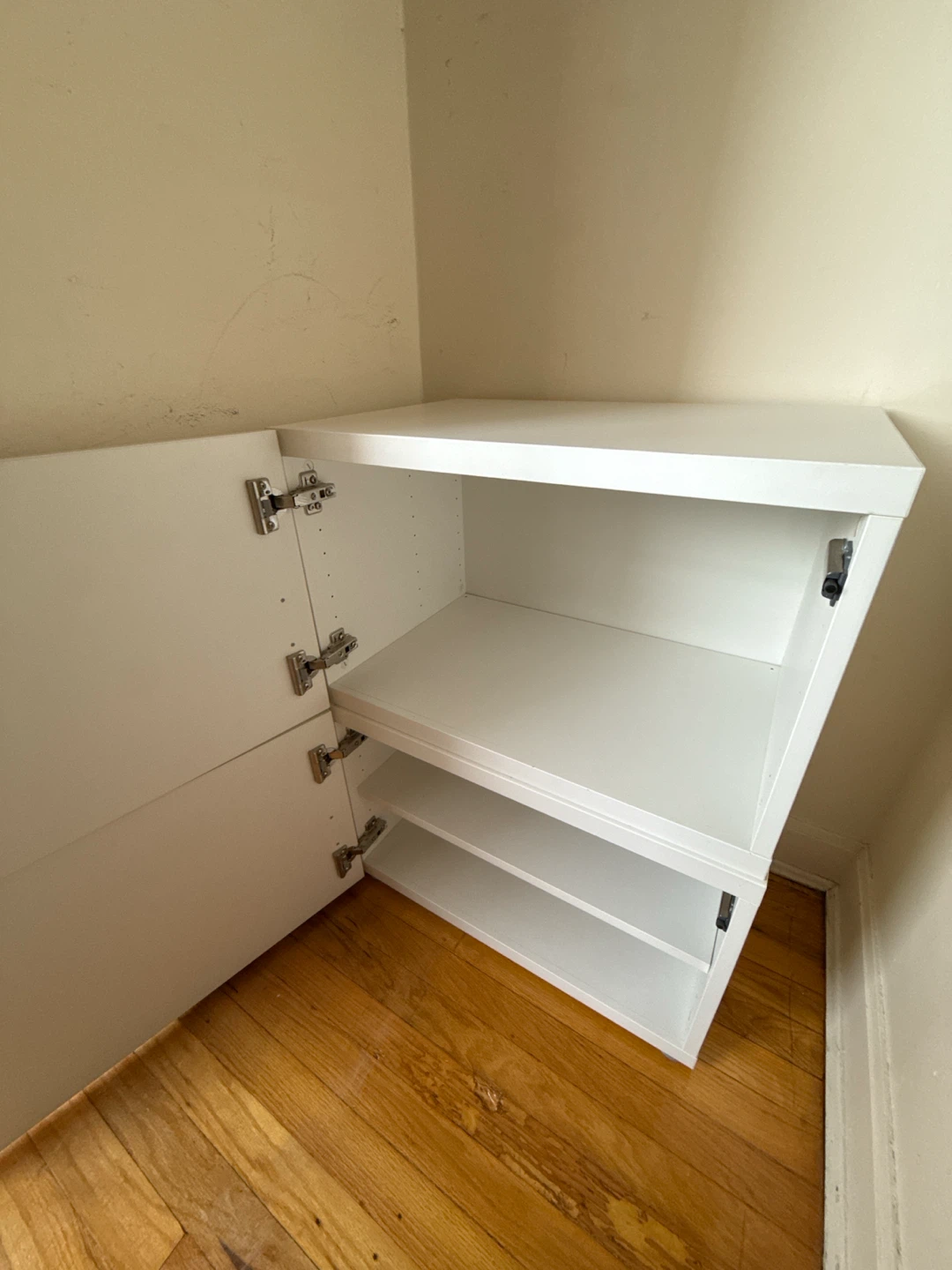 White Two-Drawer Storage Cabinet - photo 2
