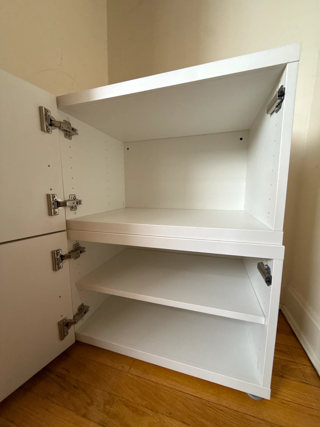 White Two-Drawer Storage Cabinet - photo 3