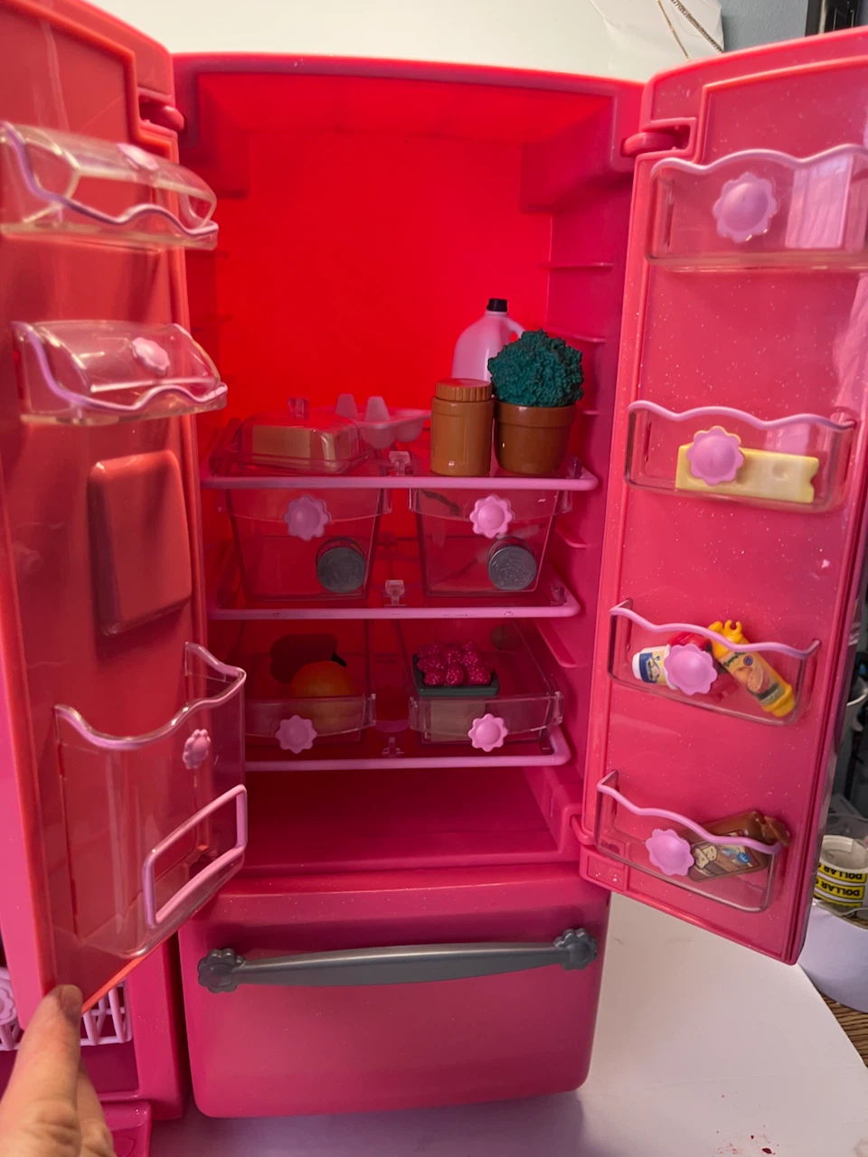 Our Generation Doll pink Kitchen and Fridge - photo 4