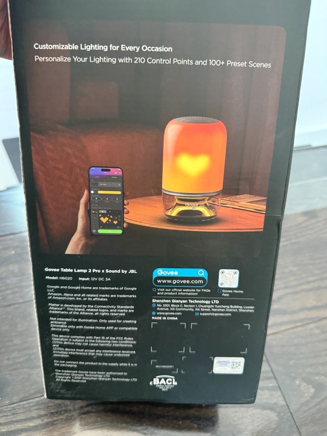 Govee Table Lamp 2 Pro x Sound by JBL - photo 2