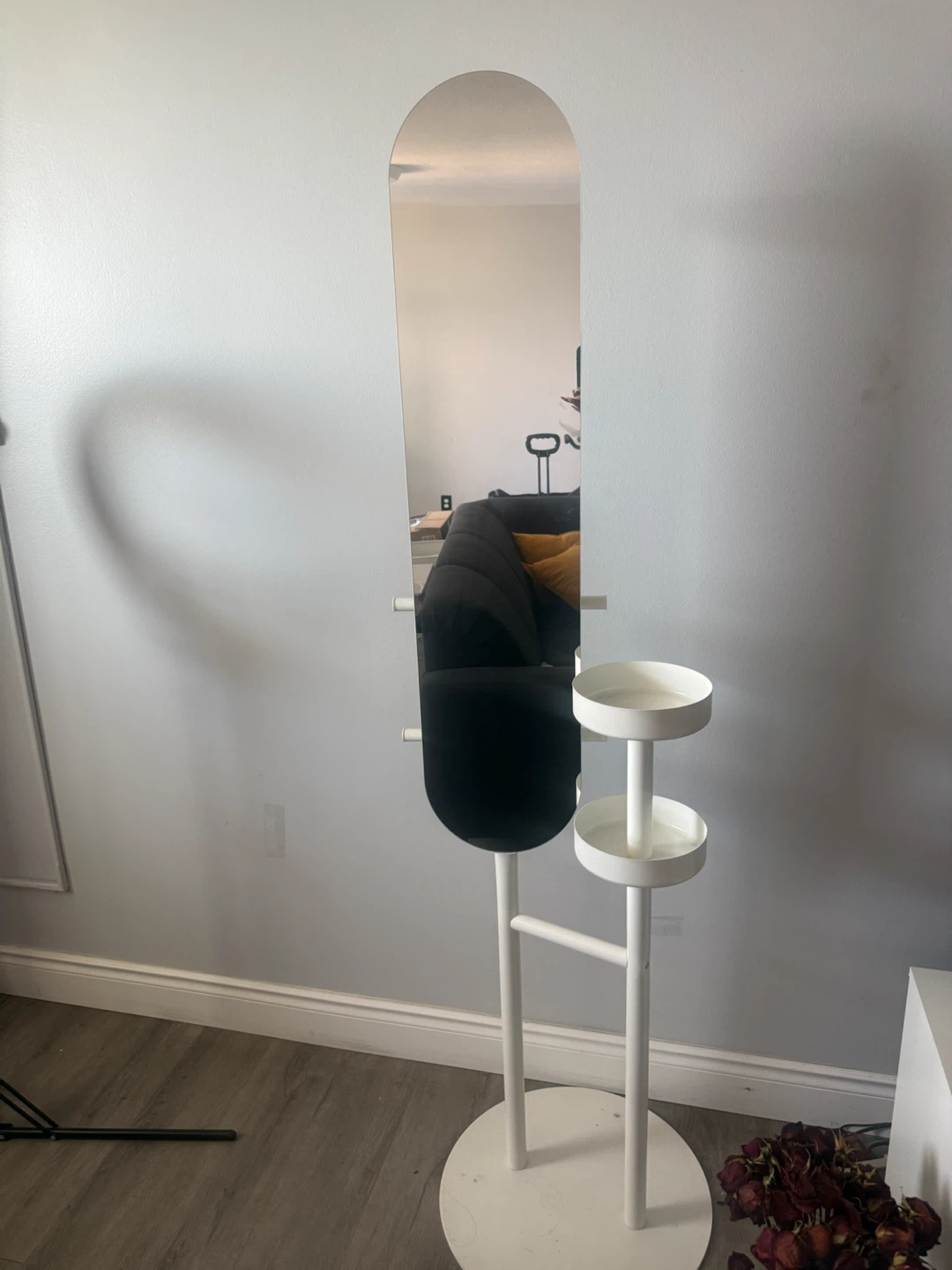 Mirror with Storage Shelves - photo 2