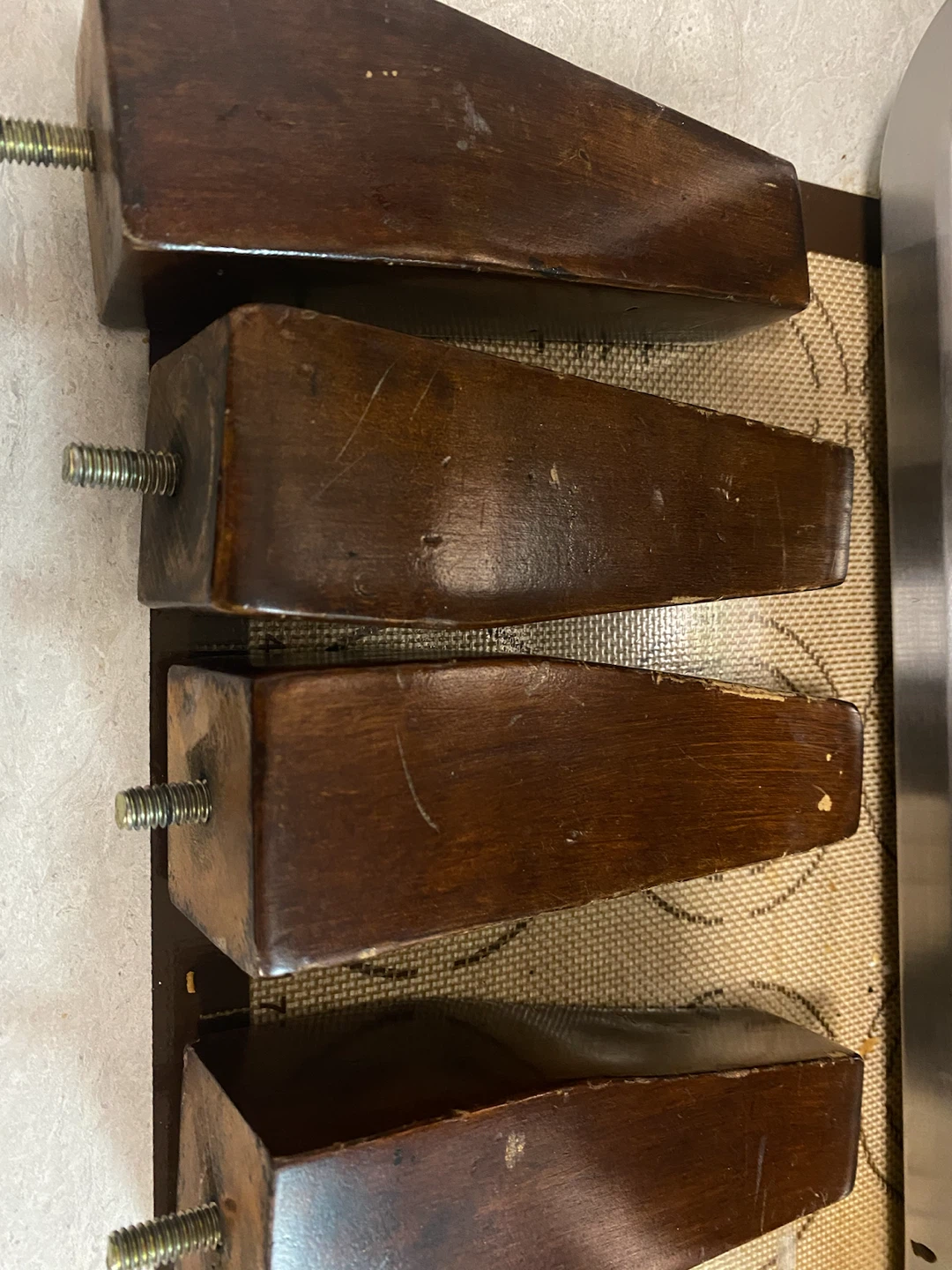 Set of 4 Wooden Furniture Legs