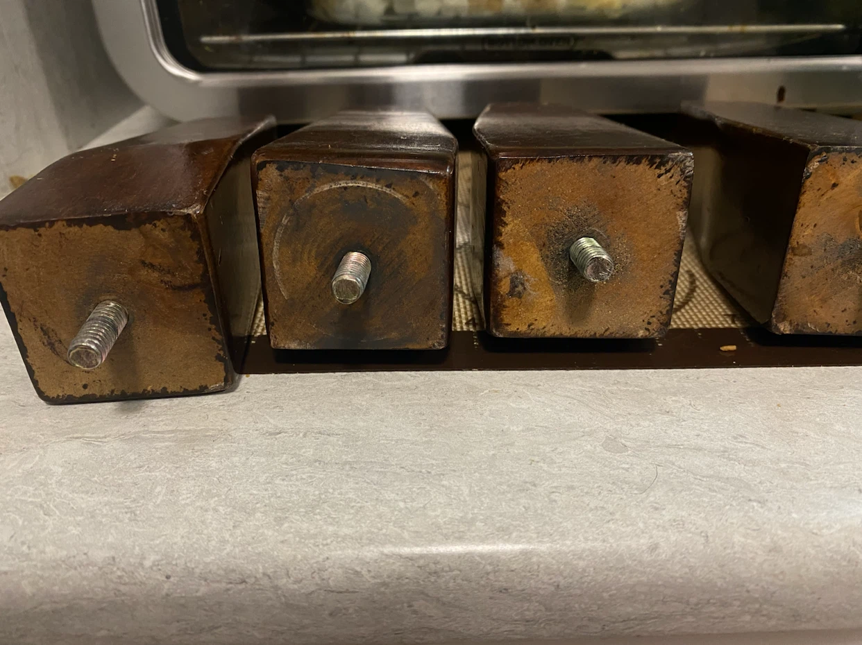 Set of 4 Wooden Furniture Legs - photo 2