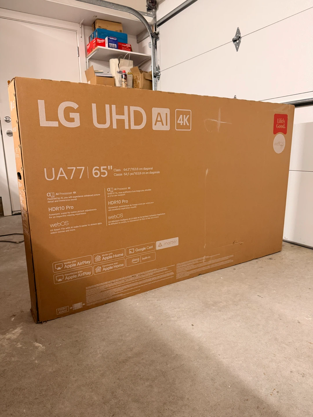New! LG 65" Smart Tv - UA7700 - 2025 - Firm