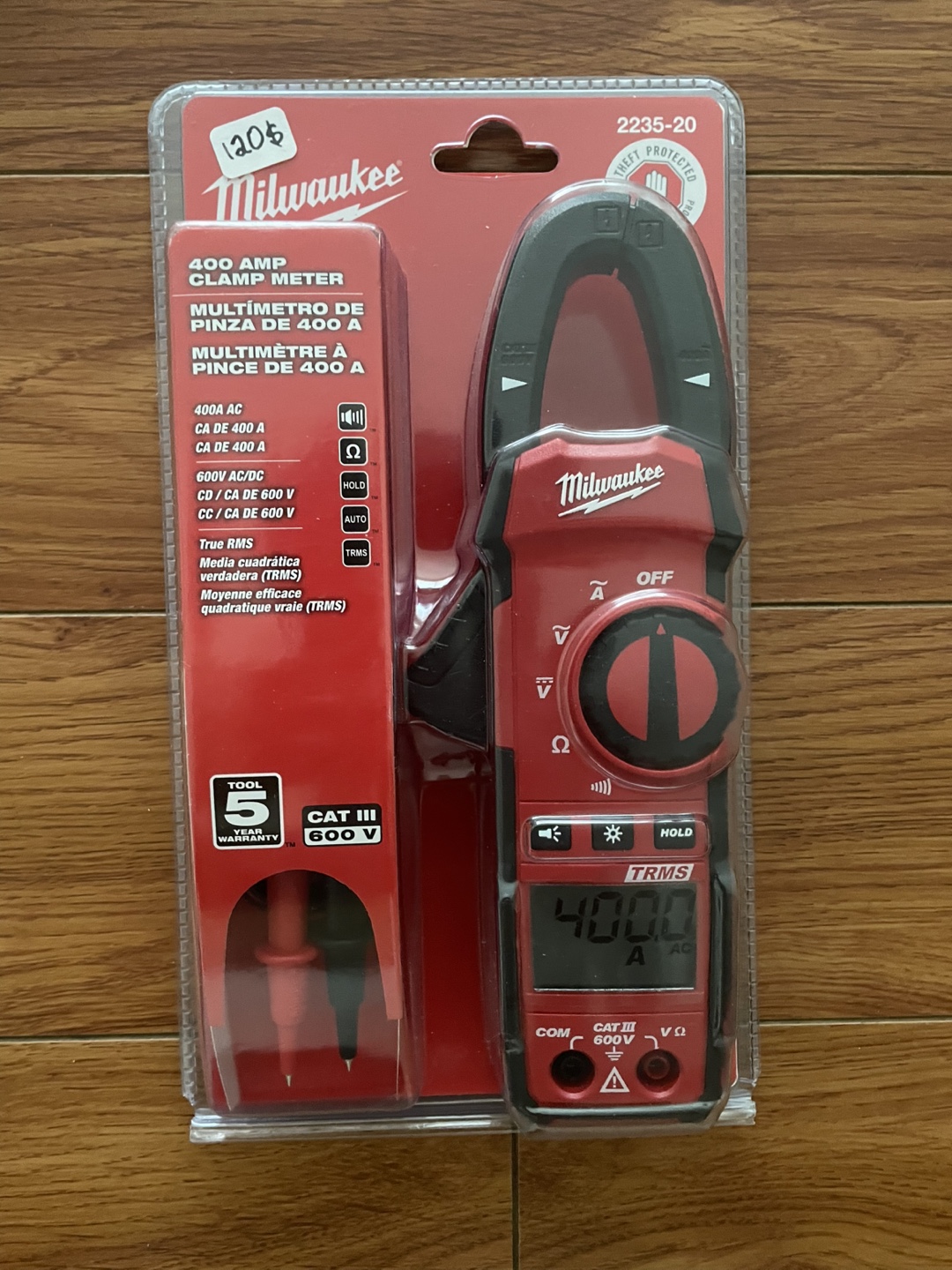 Milwaukee 400 Amp Clamp Meter