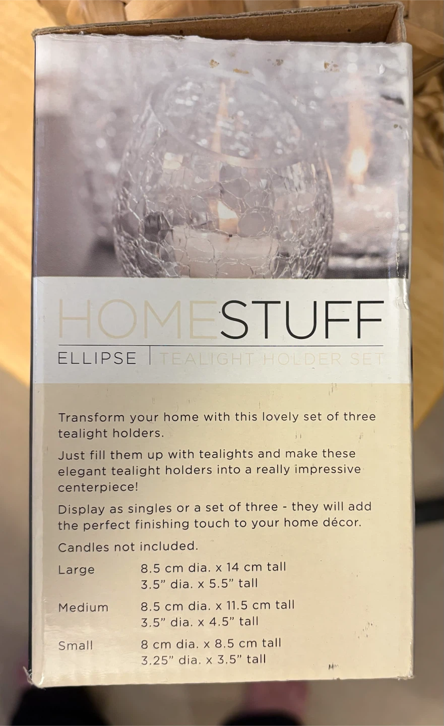✨✨HomeStuff Ellipse Tealight Holder Set - photo 3