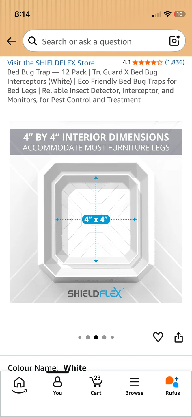 Shieldflex bed bug traps - photo 2