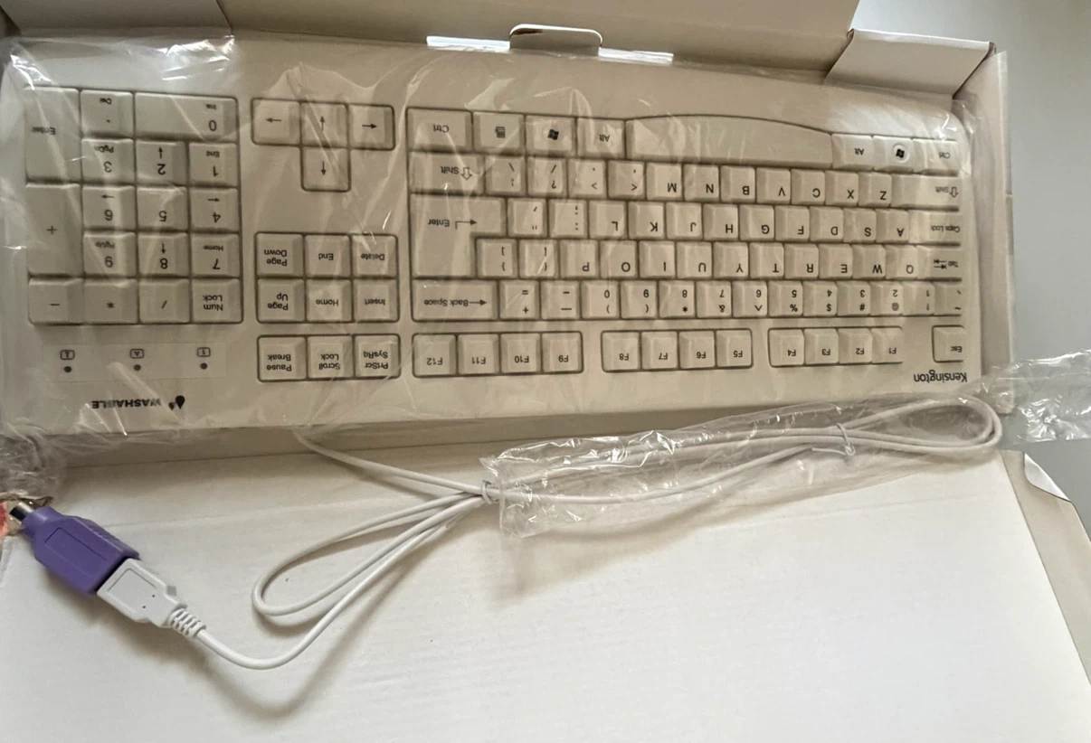 New Kensington ProFit USB Washable Keyboard - K64406US