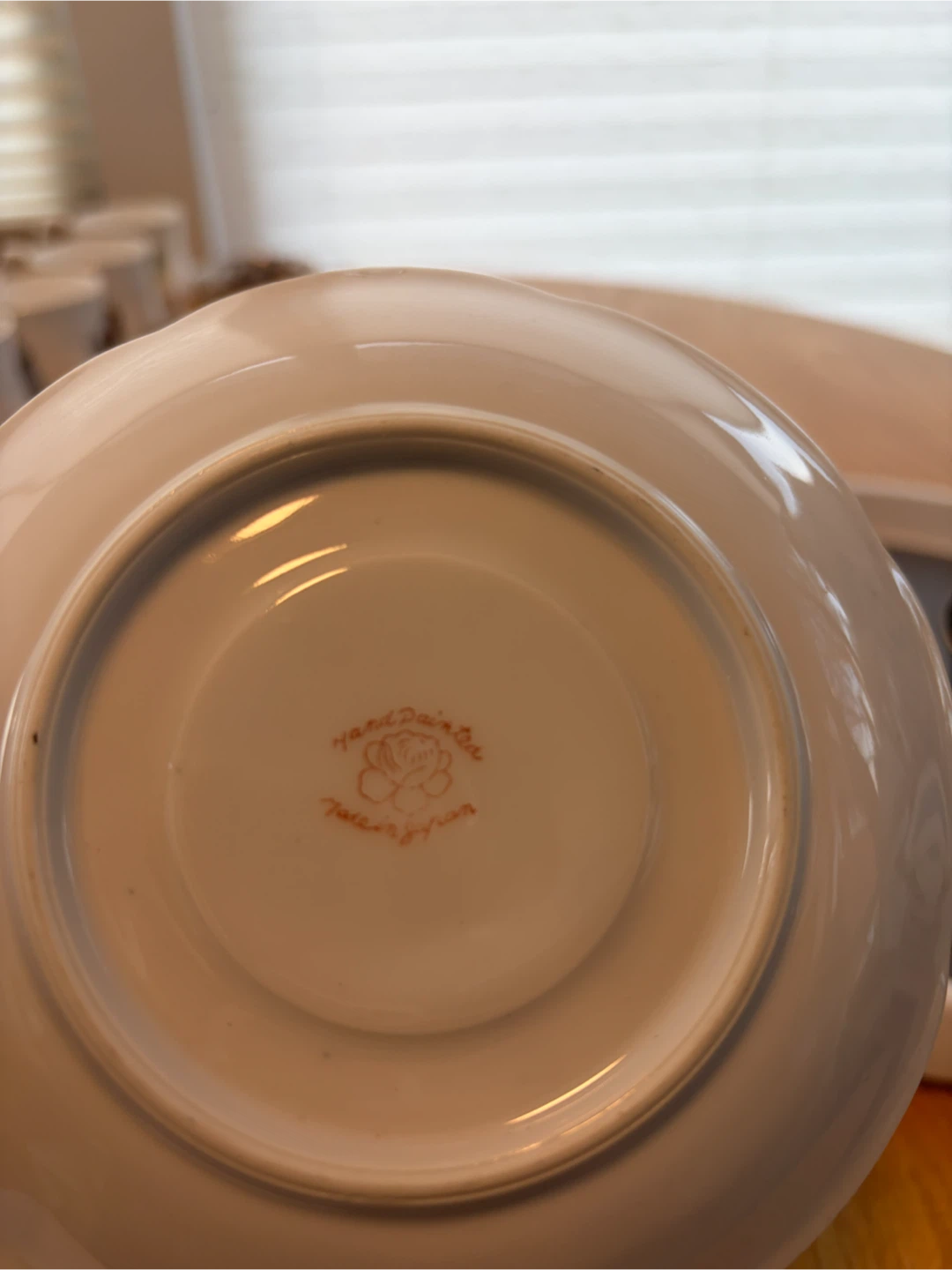 Hand Painted Teacup and Saucer Set - photo 3