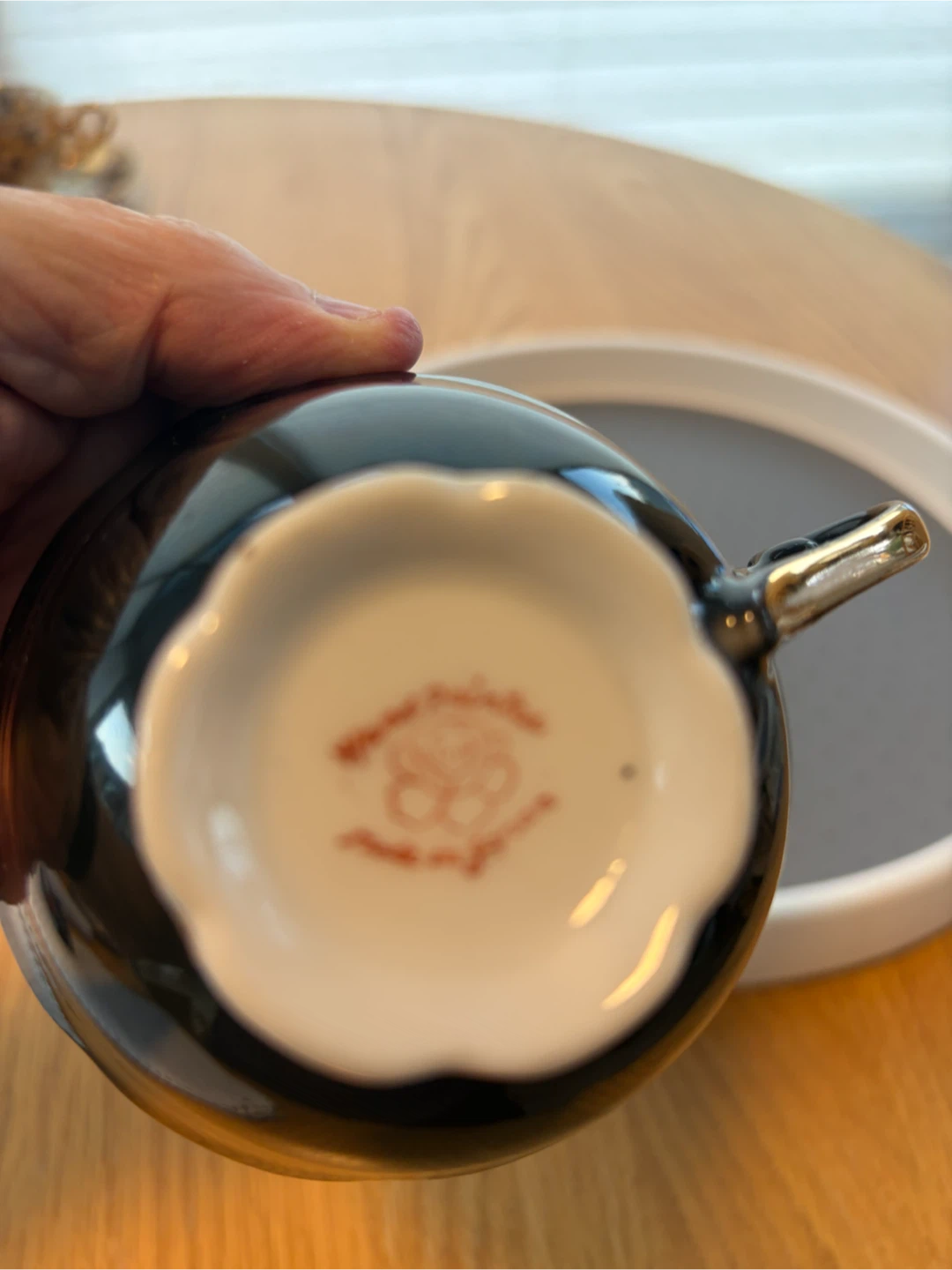 Hand Painted Teacup and Saucer Set - photo 4