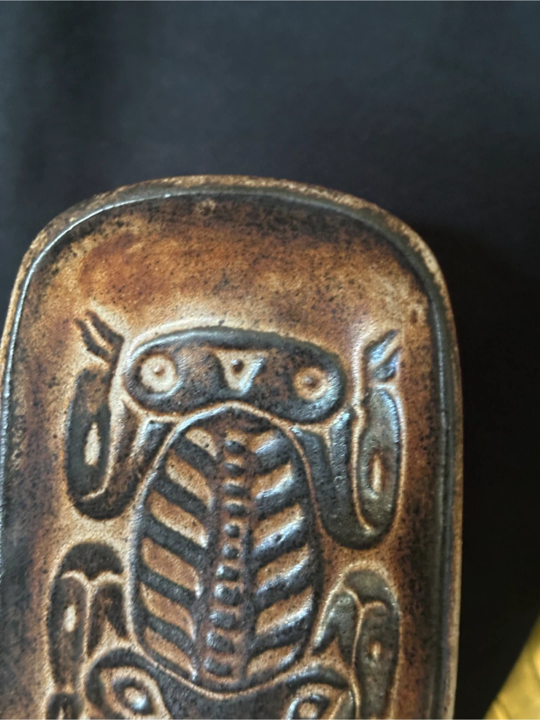 Vintage Haida Frog Ceramic Tray - photo 2