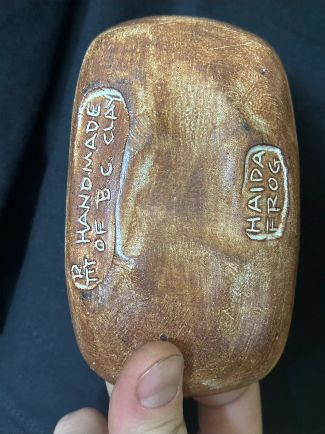 Vintage Haida Frog Ceramic Tray - photo 4