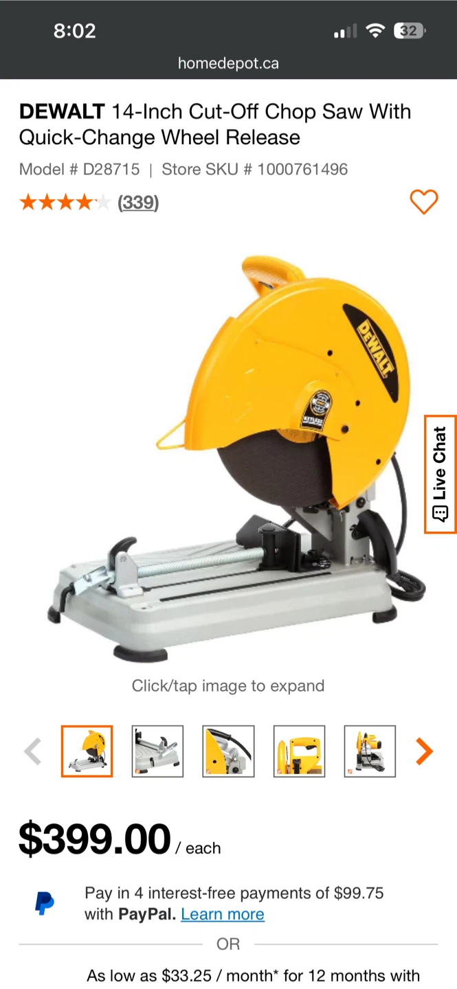 DEWALT 14-Inch Chop Saw - photo 4