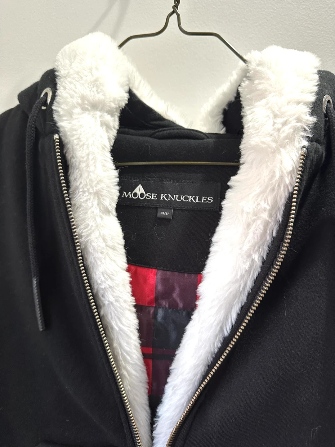 Moose Knuckles Black Fleece Lined Hoodie - photo 2