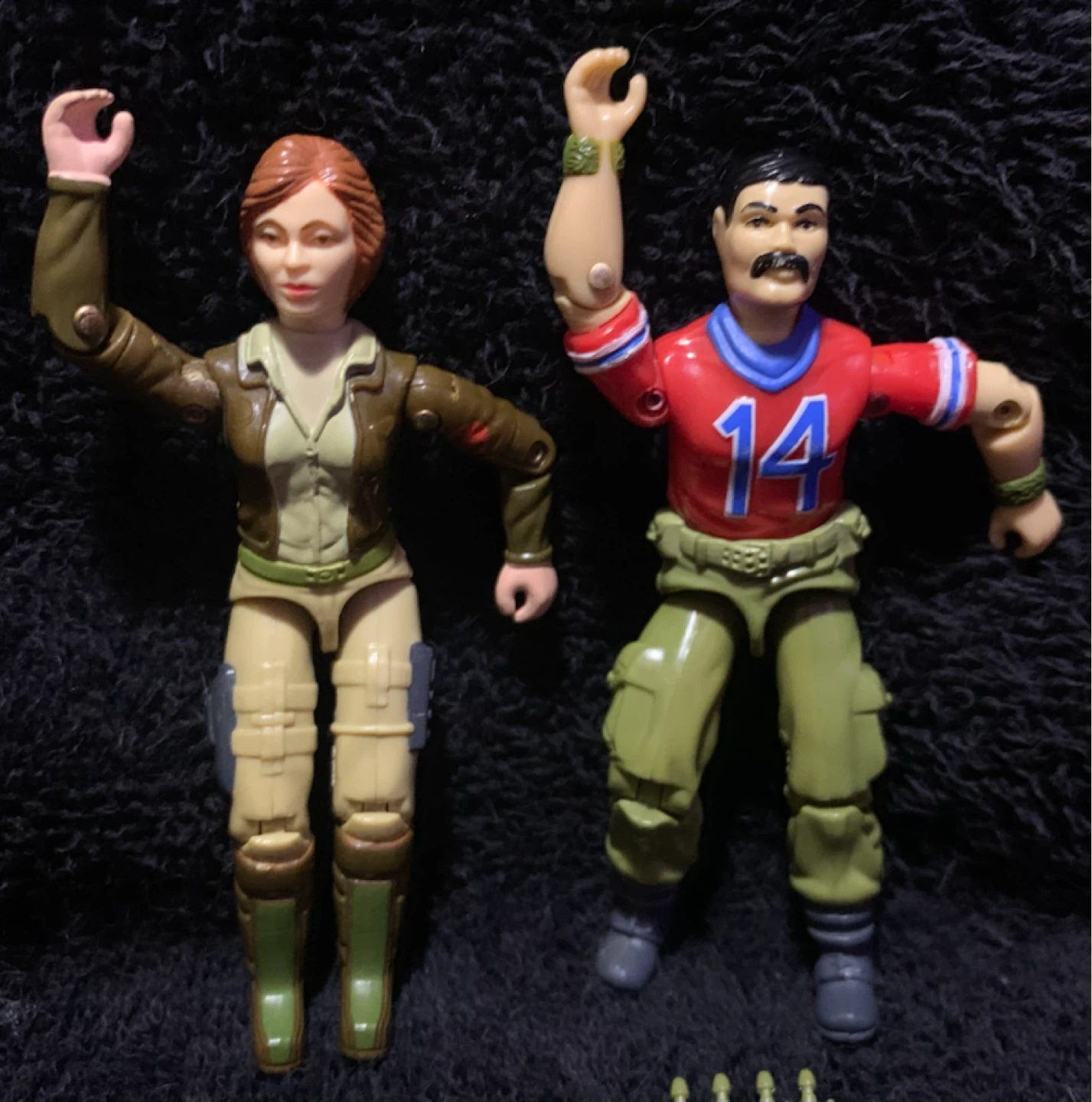 Vintage 80’s GI JOE COVER GIRL AMD BAZOOKA