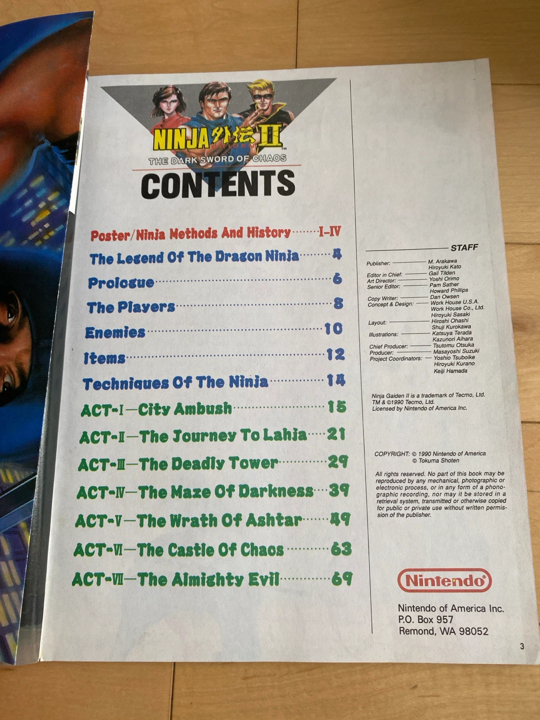 Nintendo Power Strategy Guide Ninja Gaiden II - photo 3