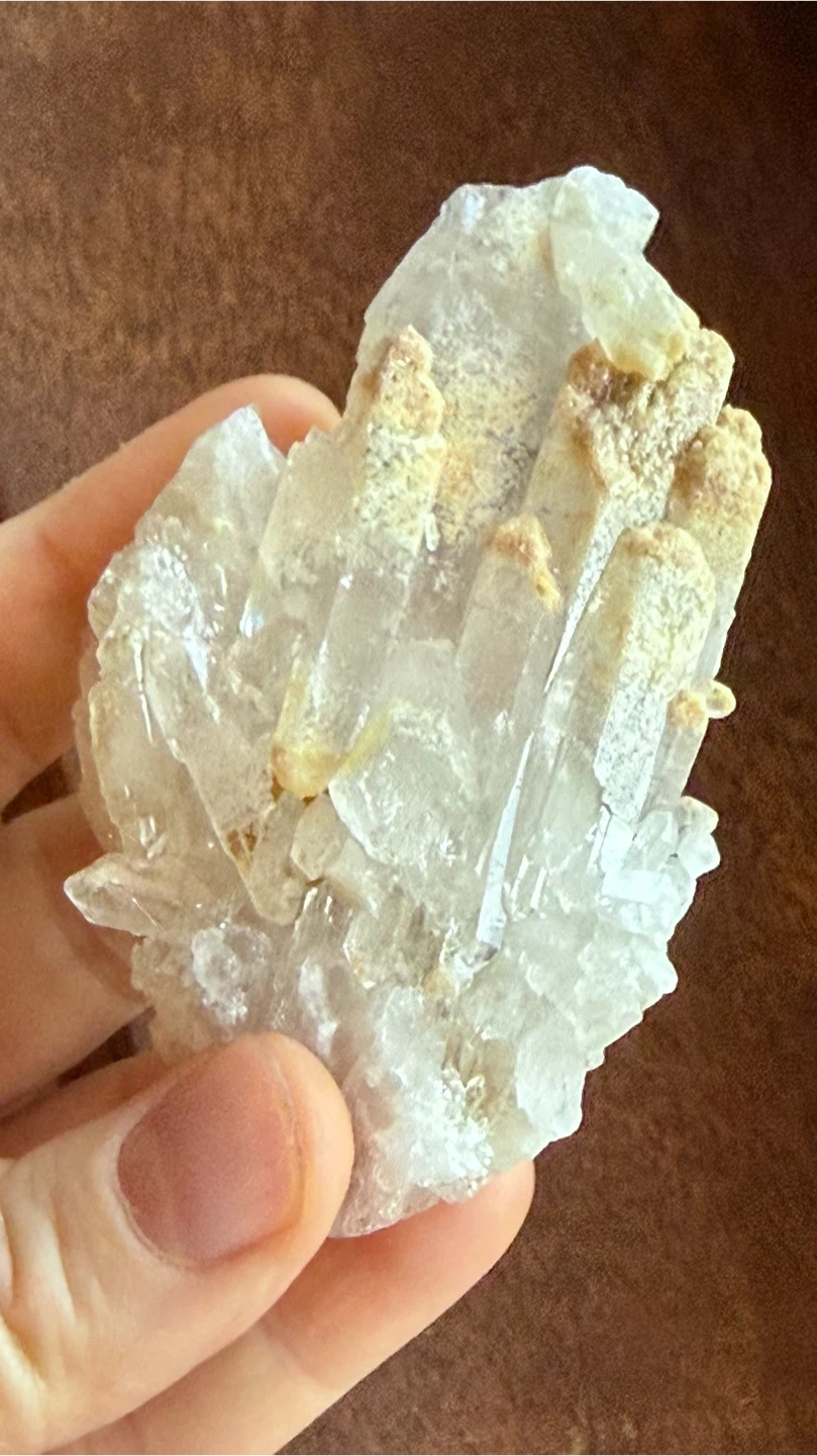 Raw Clear Quartz Crystal Cluster - photo 2
