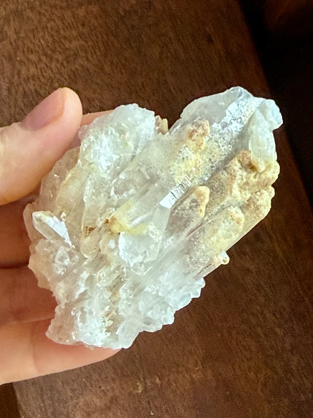 Raw Clear Quartz Crystal Cluster - photo 4