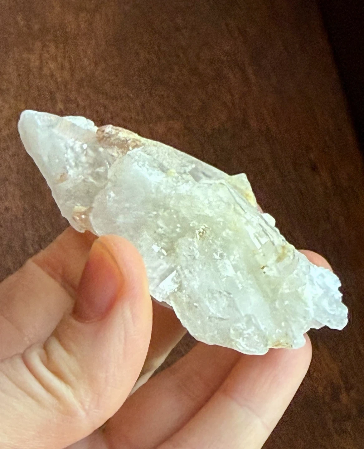 Raw Clear Quartz Crystal Cluster - photo 5