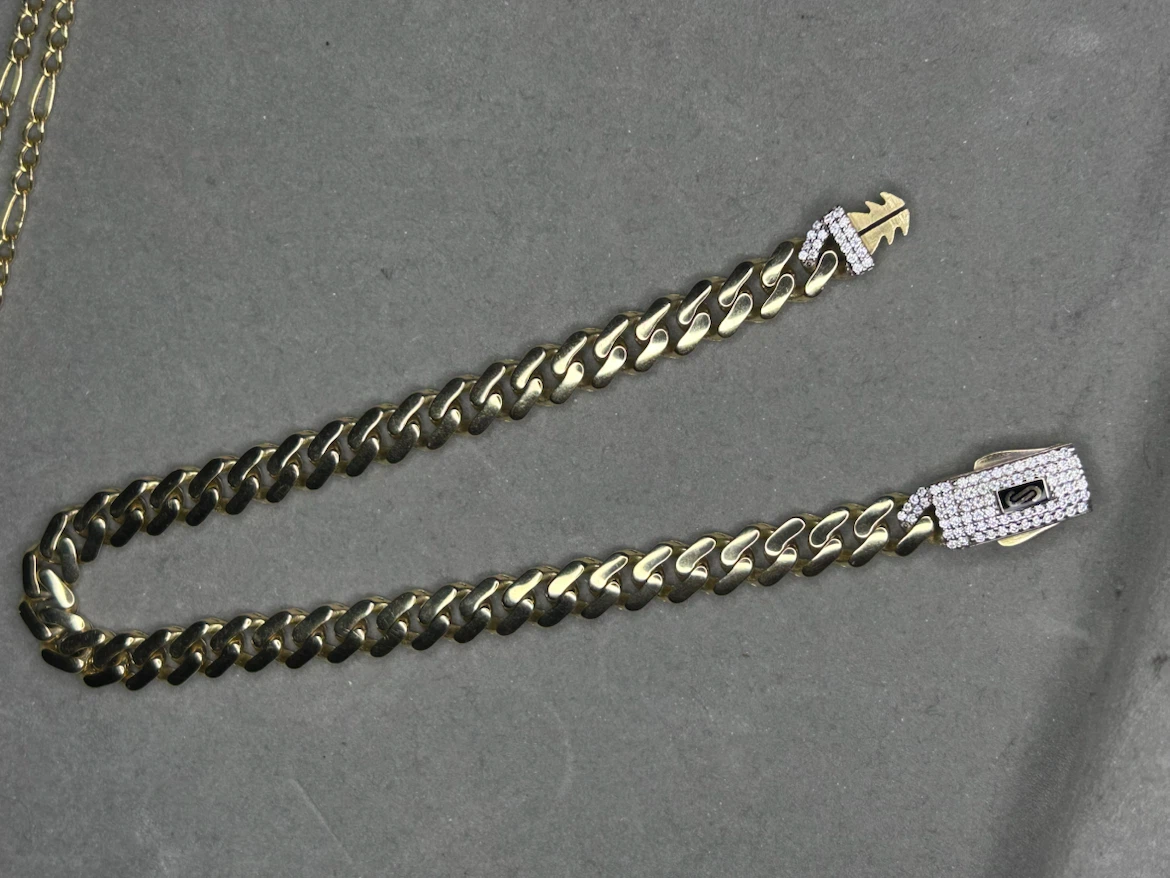 Monaco Chain Edge 14K Gold Bracelet - photo 3
