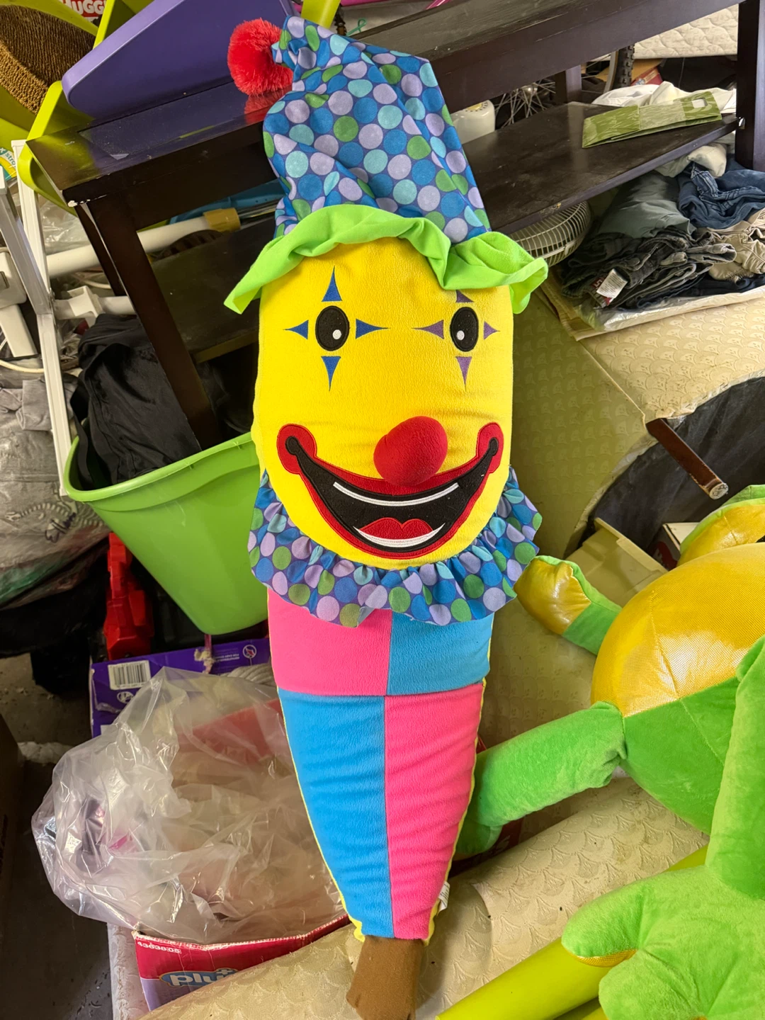 Plush Clown Stuffed Animal Toy - photo 2