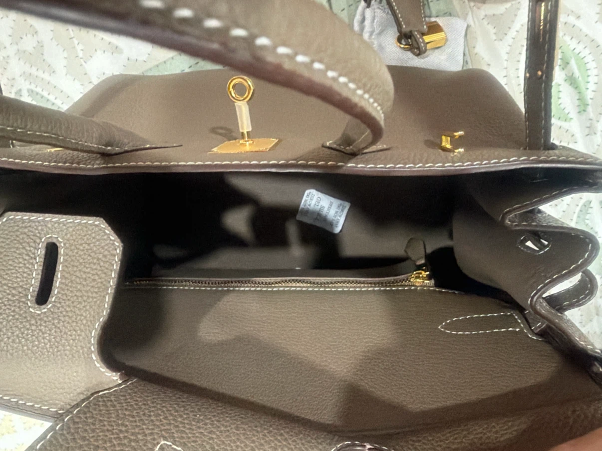 Hermès Birkin 30 Taupe Grained Leather Handbag - photo 3