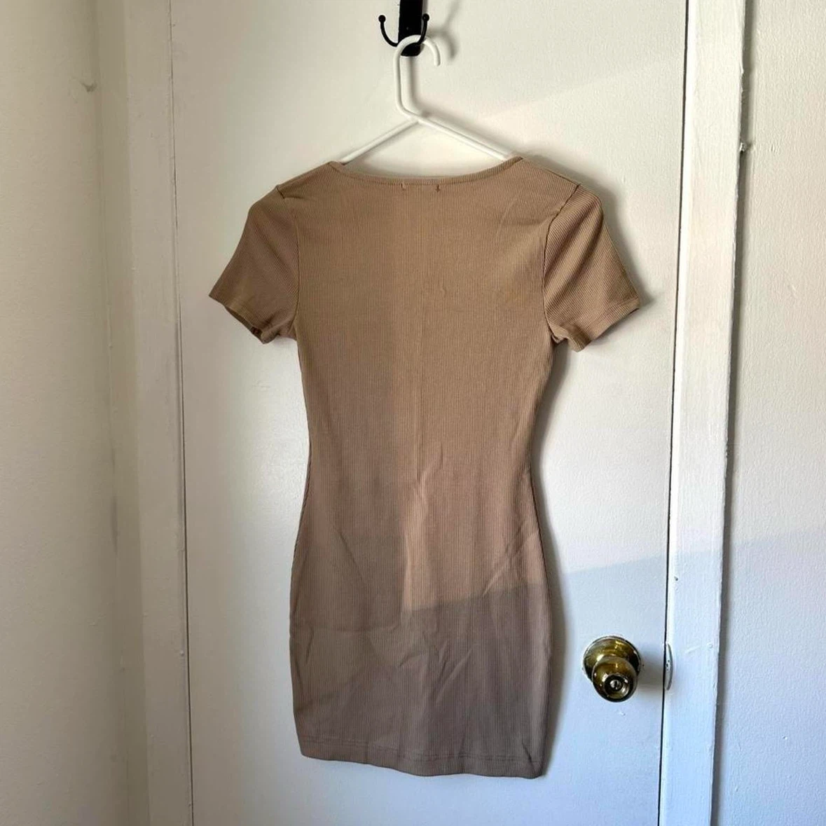 Heart & Hips Ribbed Square Neck Mini Dress - photo 2