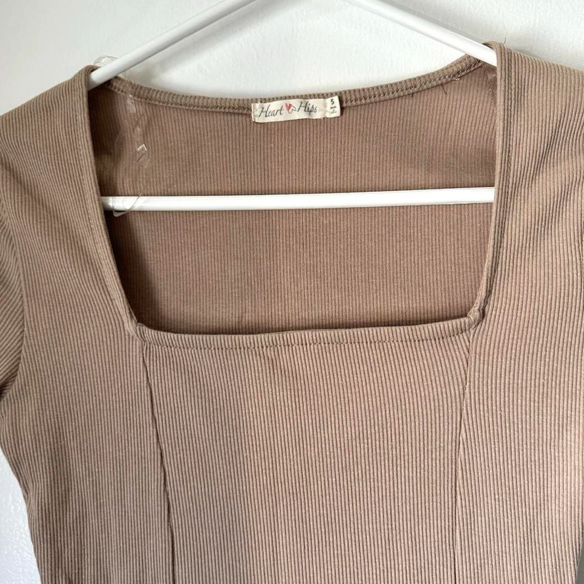 Heart & Hips Ribbed Square Neck Mini Dress - photo 3