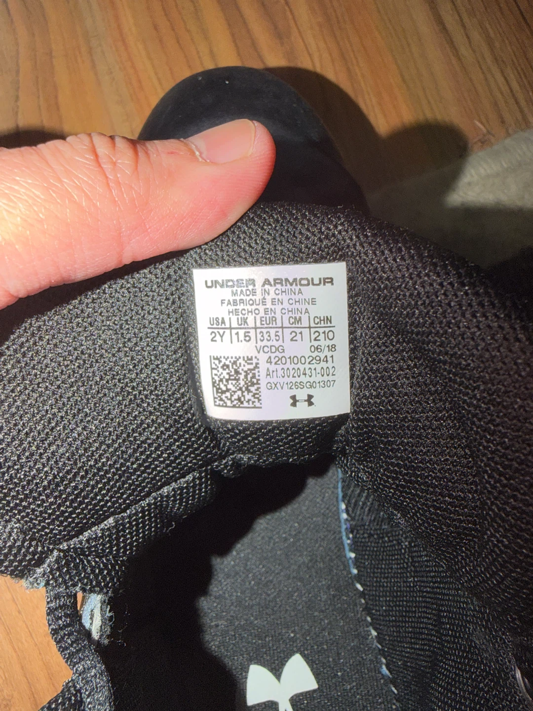 Under Armour Black High-Top Shoes - photo 3