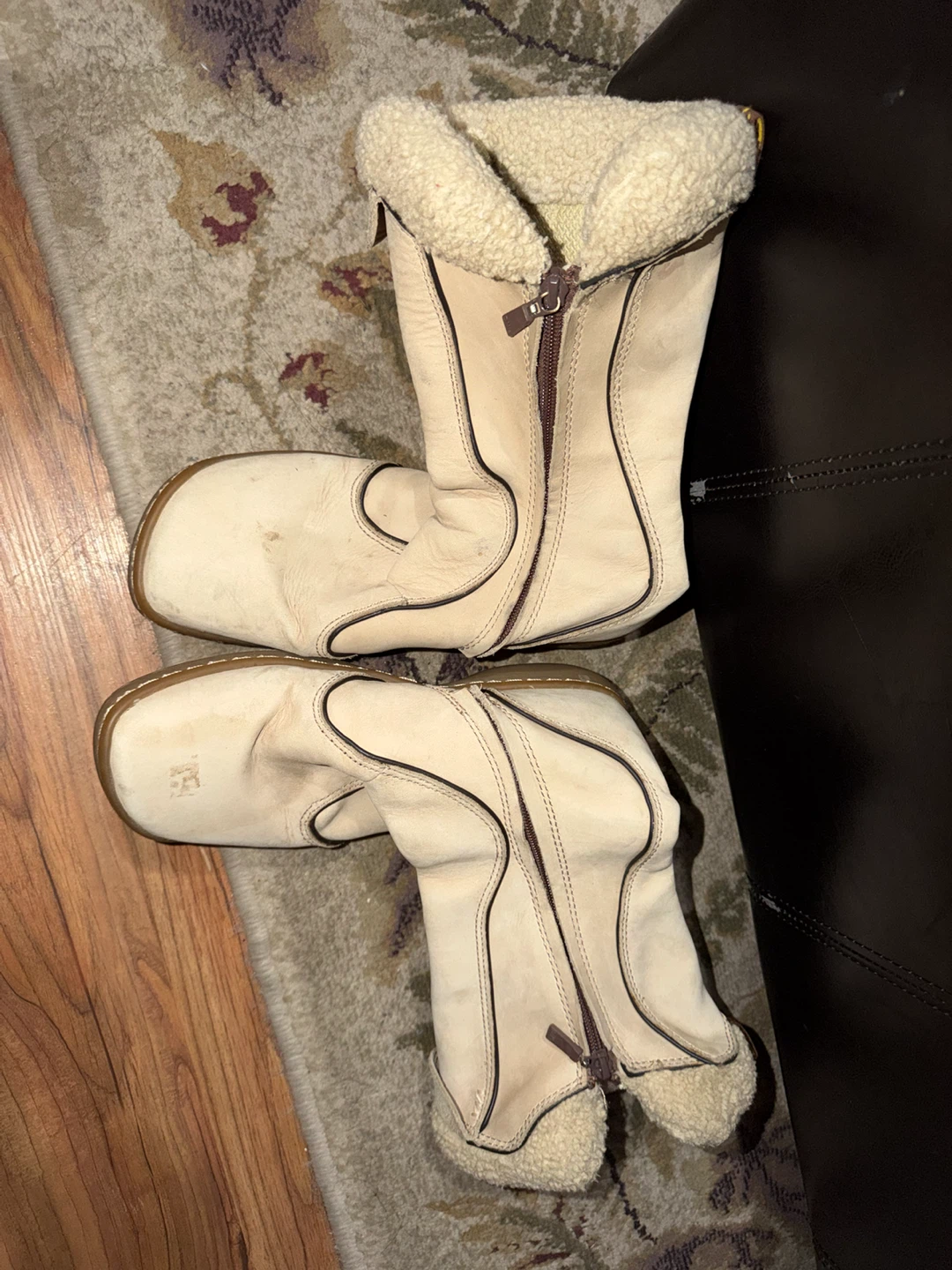 Dr. Martens Beige Winter Boots