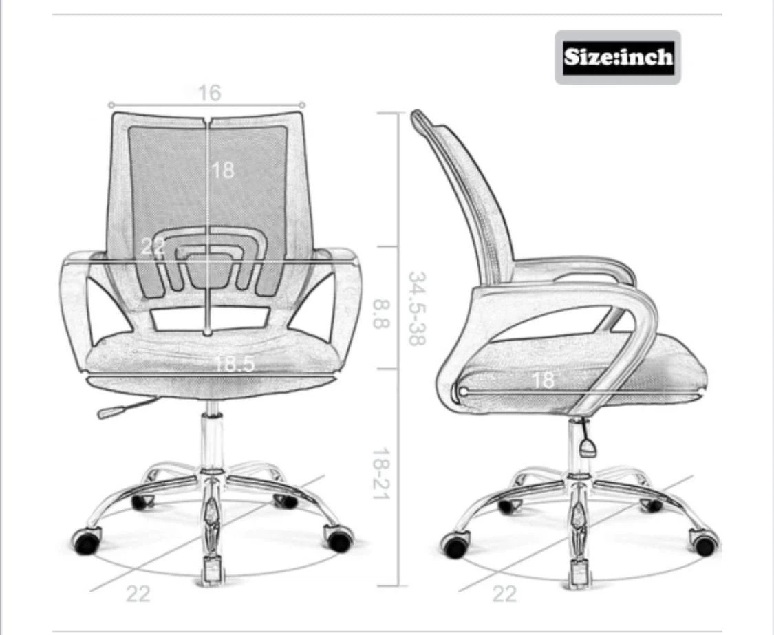 Black Office Chair Brand New - photo 5